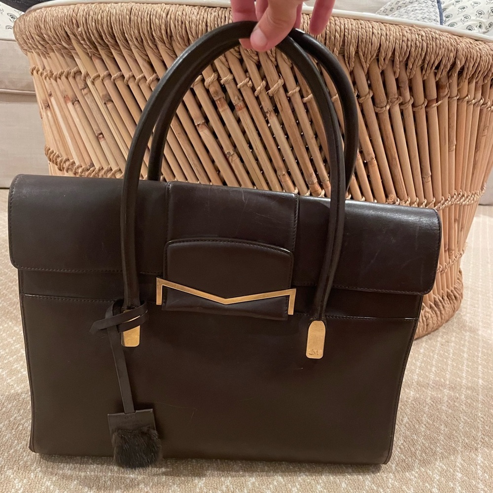 J. Mendel brown leather bag